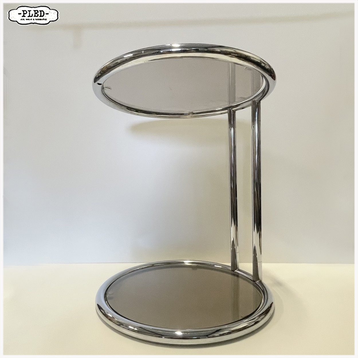 Vintage bijzettafel, Bauhaus, Eileen Gray - Afbeelding 7