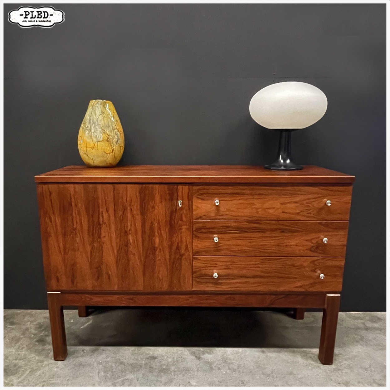 Vintage palissander fineer sideboard, 1970s - Afbeelding 2