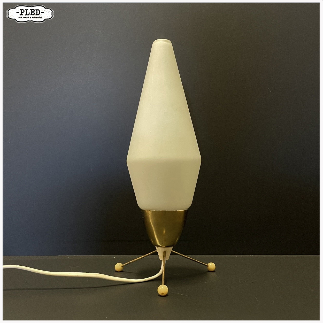 Space Age tafellamp van Stanislav Kučera for Kamenický Šenov, 1958