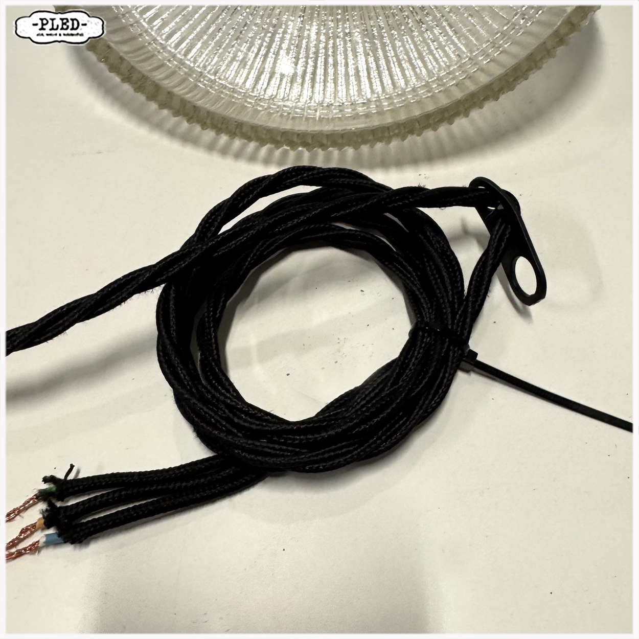 Oude holophane hanglamp - Afbeelding 11