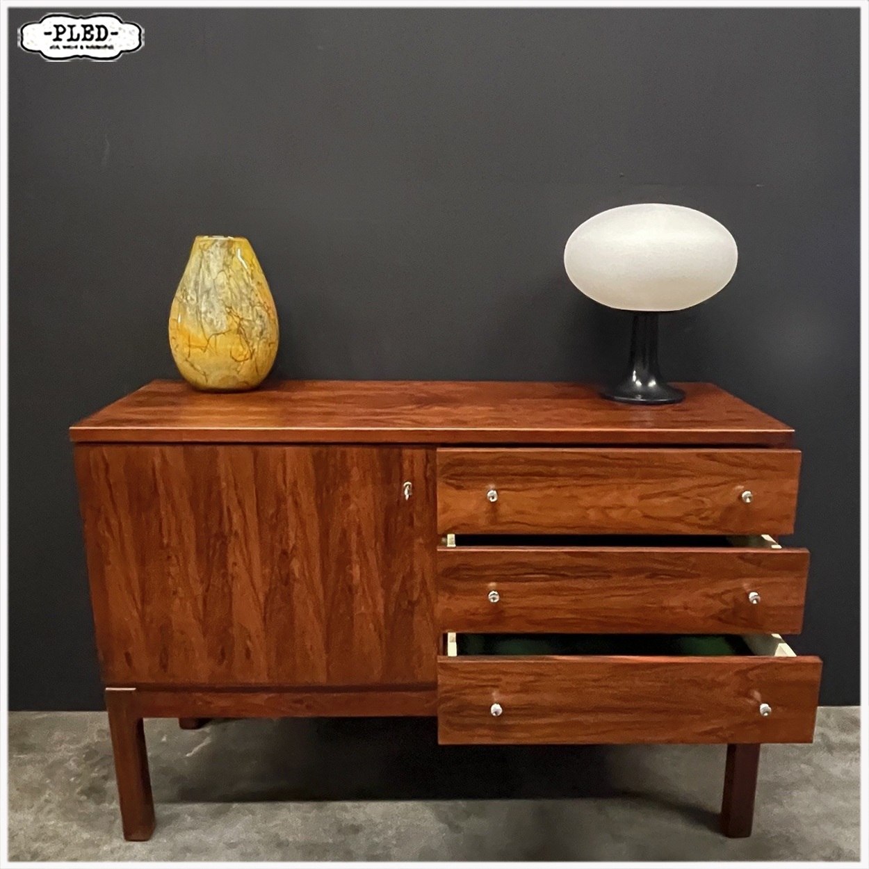 Vintage palissander fineer sideboard, 1970s - Afbeelding 3