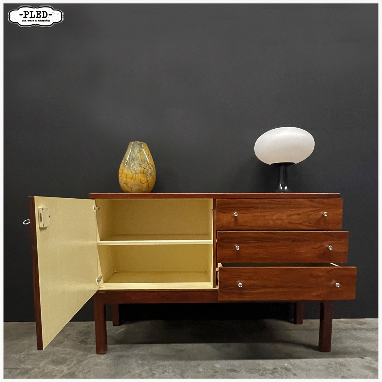 Vintage palissander fineer sideboard, 1970s - Afbeelding 5