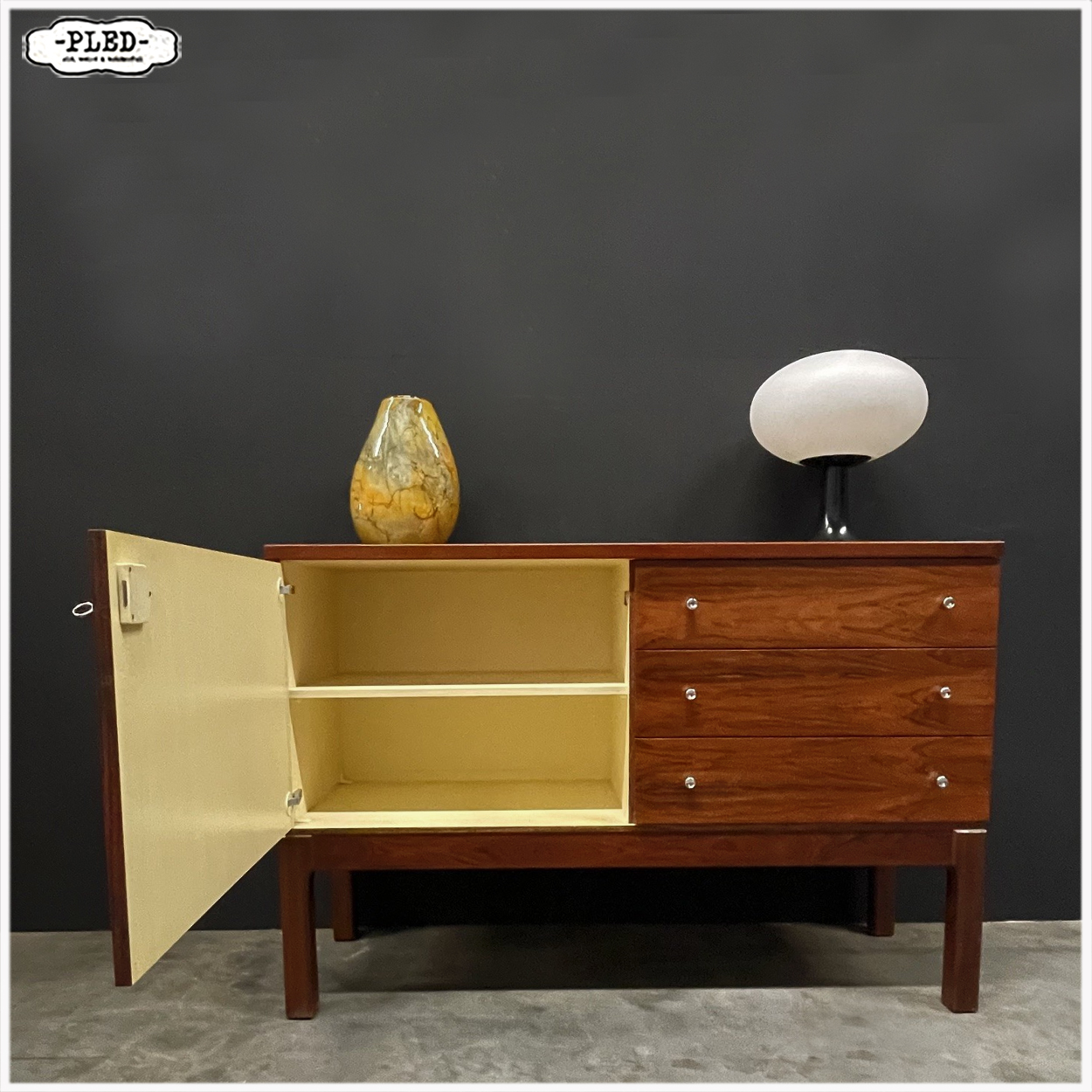 Vintage palissander fineer sideboard, 1970s - Afbeelding 4
