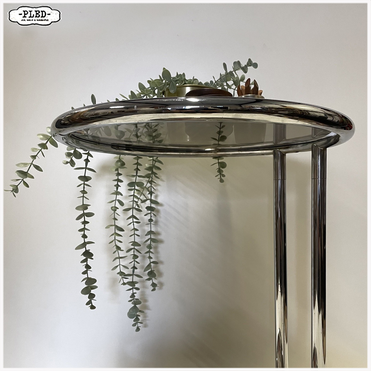 Vintage bijzettafel, Bauhaus, Eileen Gray - Afbeelding 5
