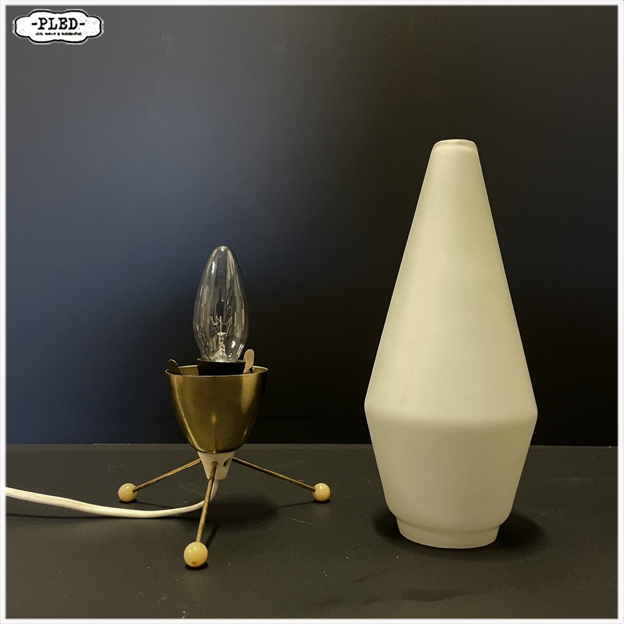 Space Age tafellamp van Stanislav Kučera for Kamenický Šenov, 1958 - Afbeelding 7