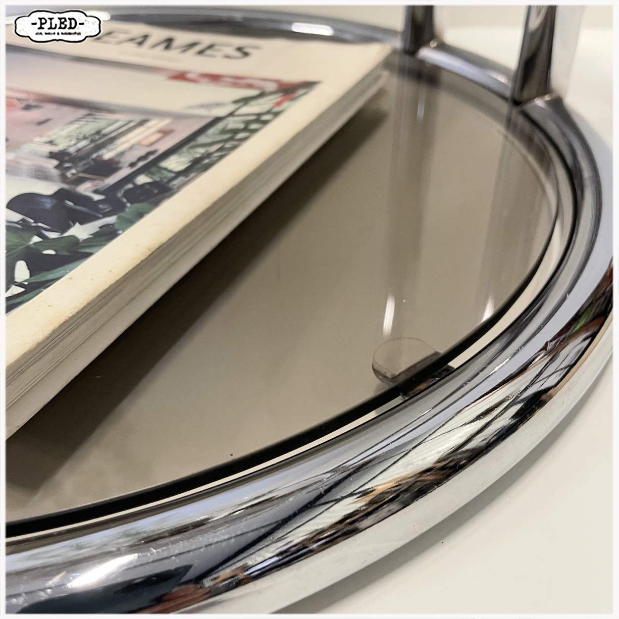 Vintage bijzettafel, Bauhaus, Eileen Gray - Afbeelding 10
