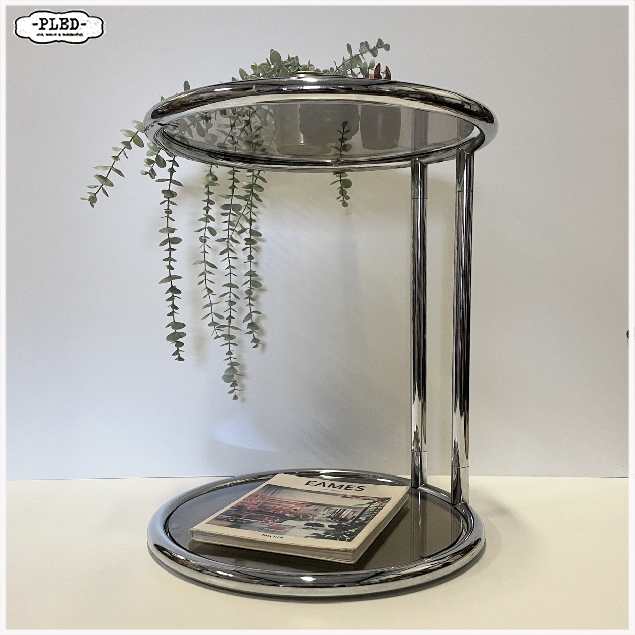 Vintage bijzettafel, Bauhaus, Eileen Gray - Afbeelding 3
