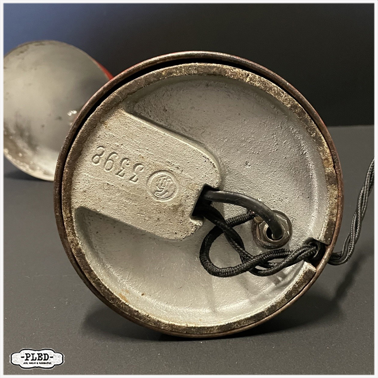 Kleine, rode bureaulamp, Bauhaus, circa 1935 - Afbeelding 16