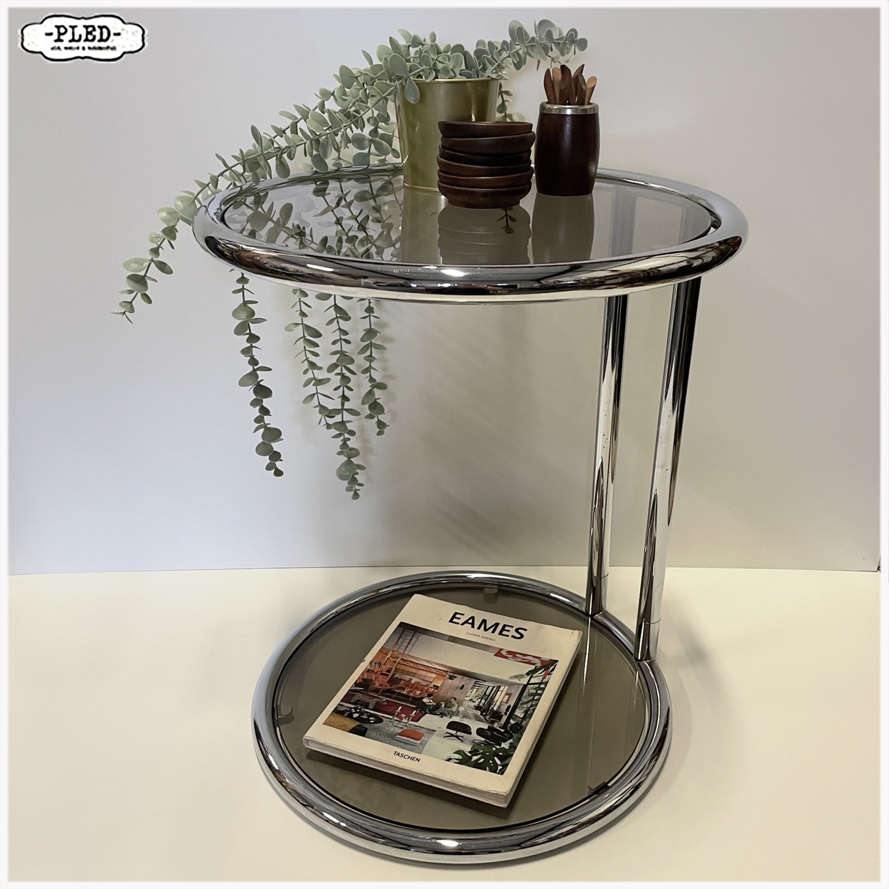 Vintage bijzettafel, Bauhaus, Eileen Gray
