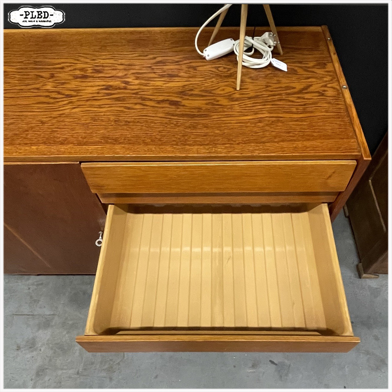 Vintage ladekast / sideboard, Jiri Jouritek, Interiér Praha, 1969 - Afbeelding 11