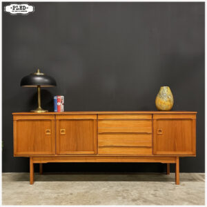 Vintage sideboard, walnoten, Zweden, 1971