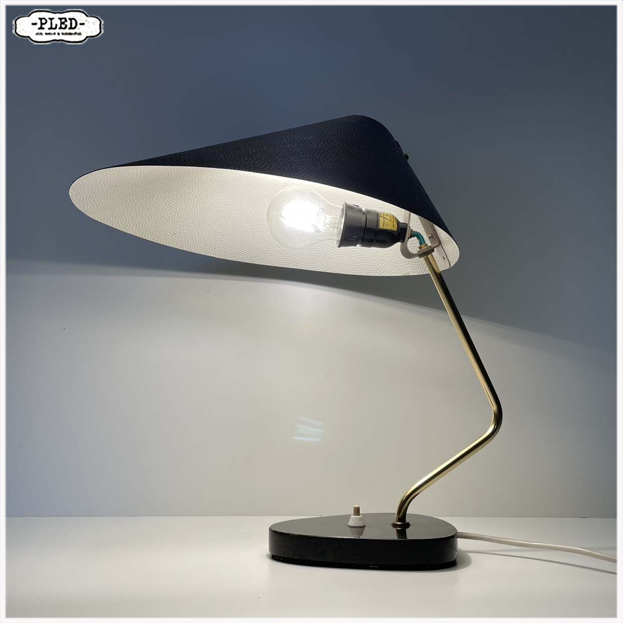 Vintage tafellamp space age DDR, 1960s - Afbeelding 2