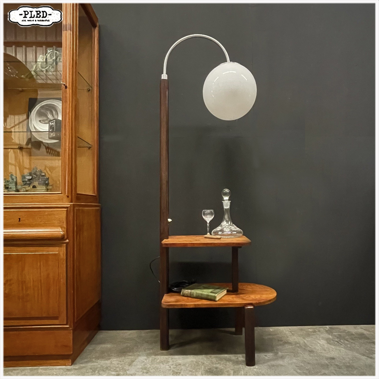 Jindrich Halabala vloerlamp, art deco, jaren dertig - Afbeelding 2