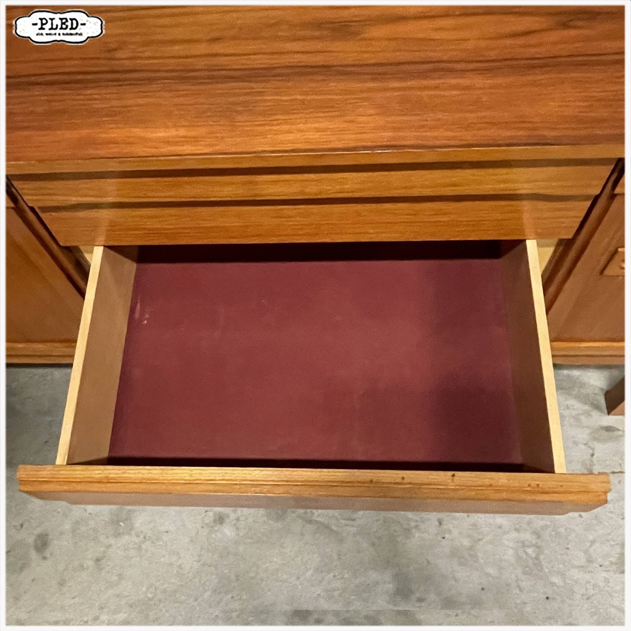 Vintage sideboard, walnoten, Zweden, 1971 - Afbeelding 19