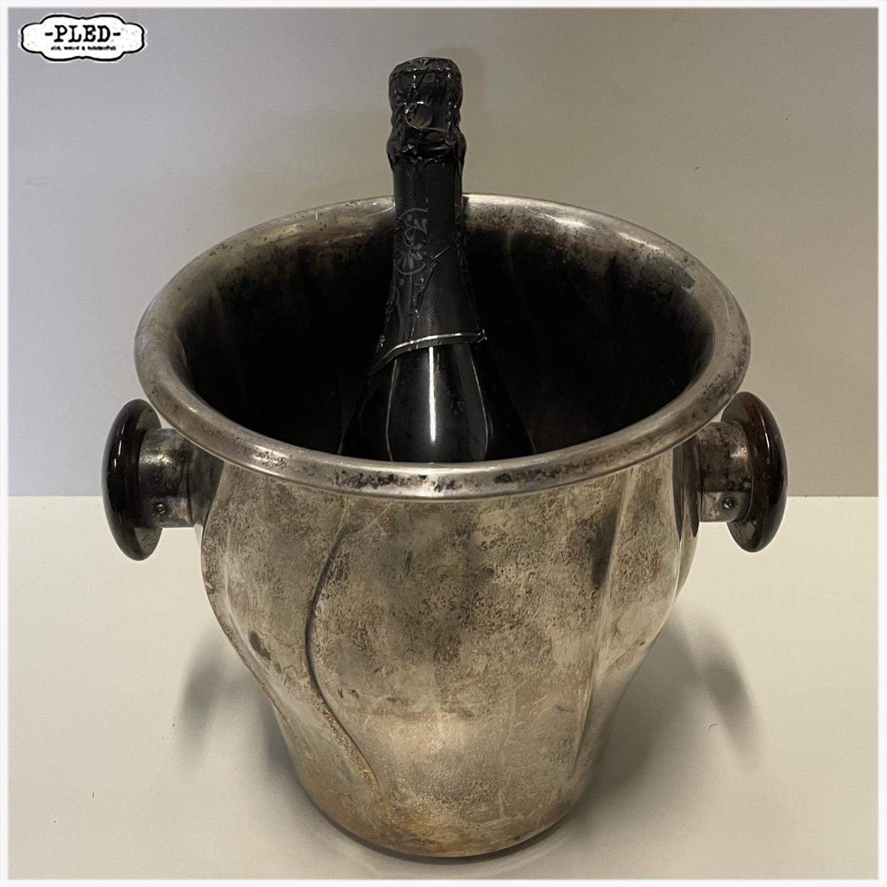 Verzilverde wijn- of champagnekoeler van WMF, 1930s - Afbeelding 6