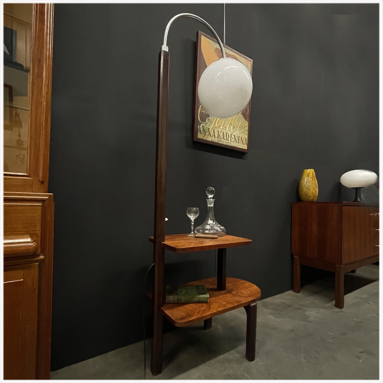 Jindrich Halabala vloerlamp, art deco, jaren dertig - Afbeelding 5