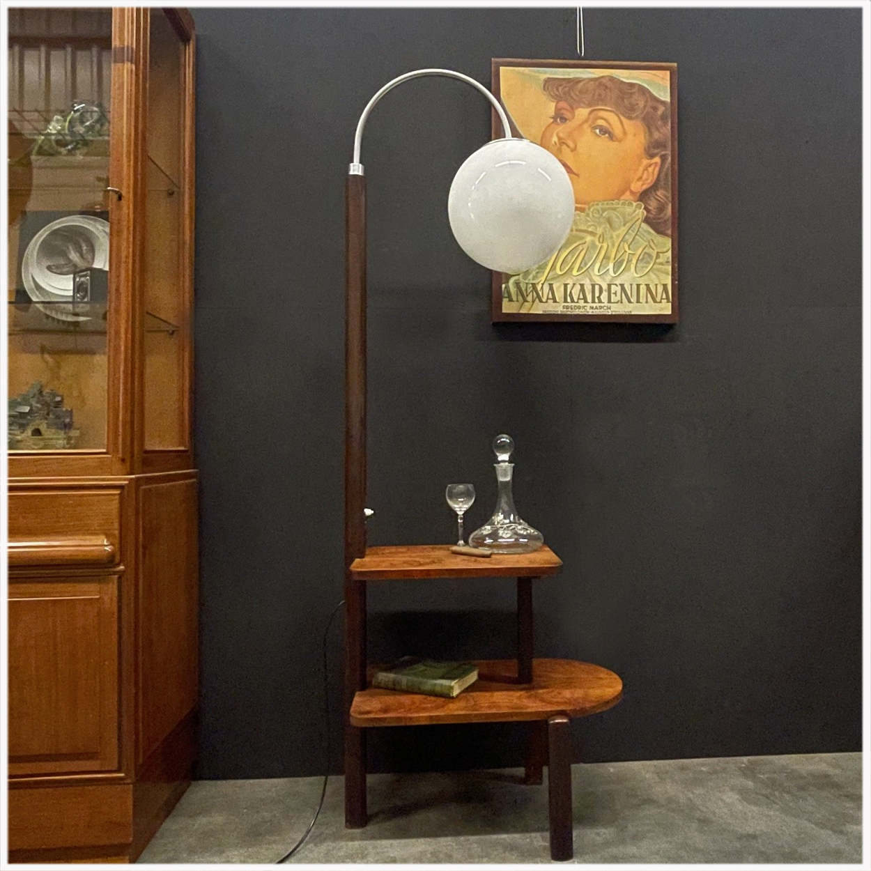 Jindrich Halabala vloerlamp, art deco, jaren dertig - Afbeelding 3