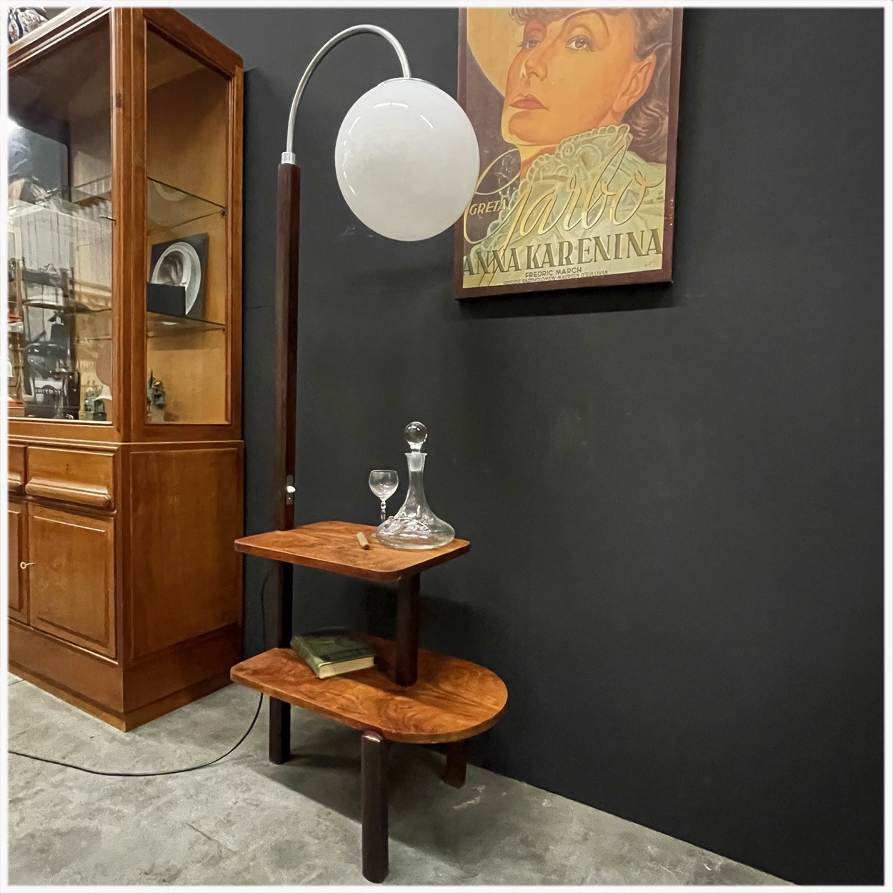 Jindrich Halabala vloerlamp, art deco, jaren dertig - Afbeelding 4