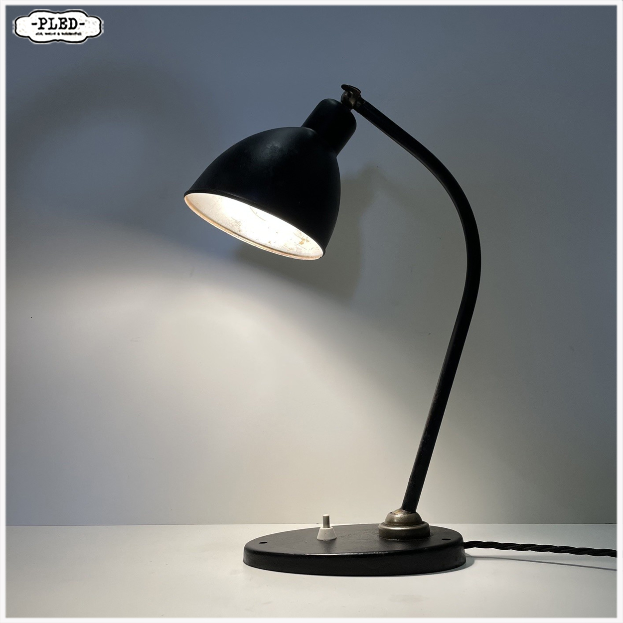 Stellax bureaulamp, by Bunte und Remmler, 1930s