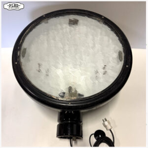 Grote, oude industriële Siemens wandlamp / schijnwerper