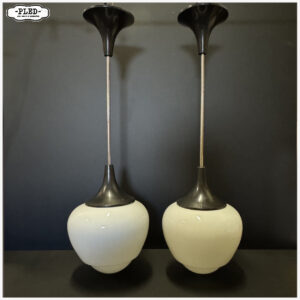 Duo opaline pendellampen, Tsjechoslowakije