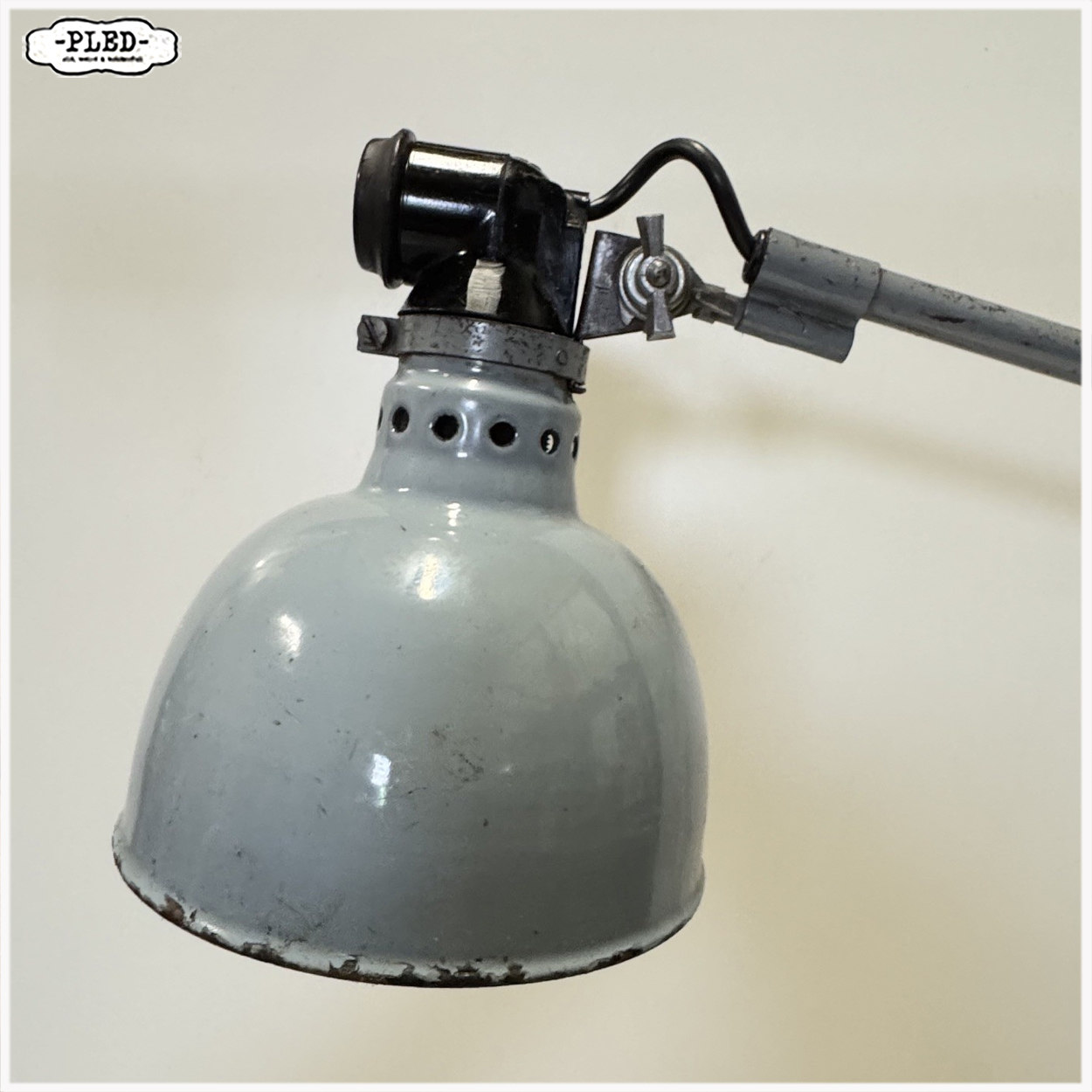 Oude Ernst Rademacher klemlamp - Afbeelding 8