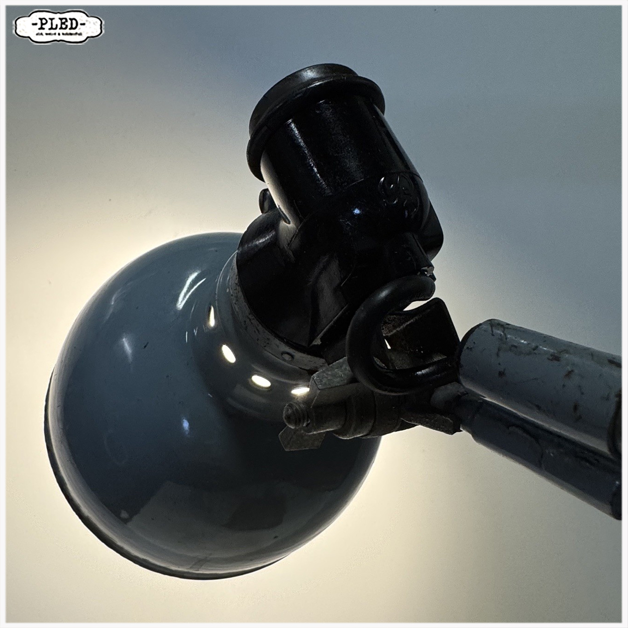 Oude Ernst Rademacher klemlamp - Afbeelding 12