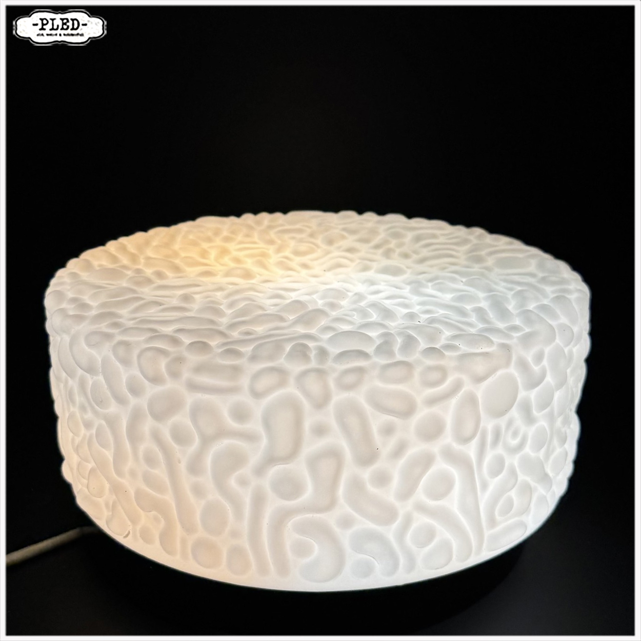 Brutalistische plafonniere / wandlamp, Ivan Jakes, 1960s - Afbeelding 2