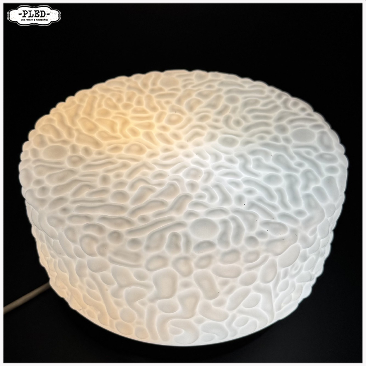 Brutalistische plafonniere / wandlamp, Ivan Jakes, 1960s