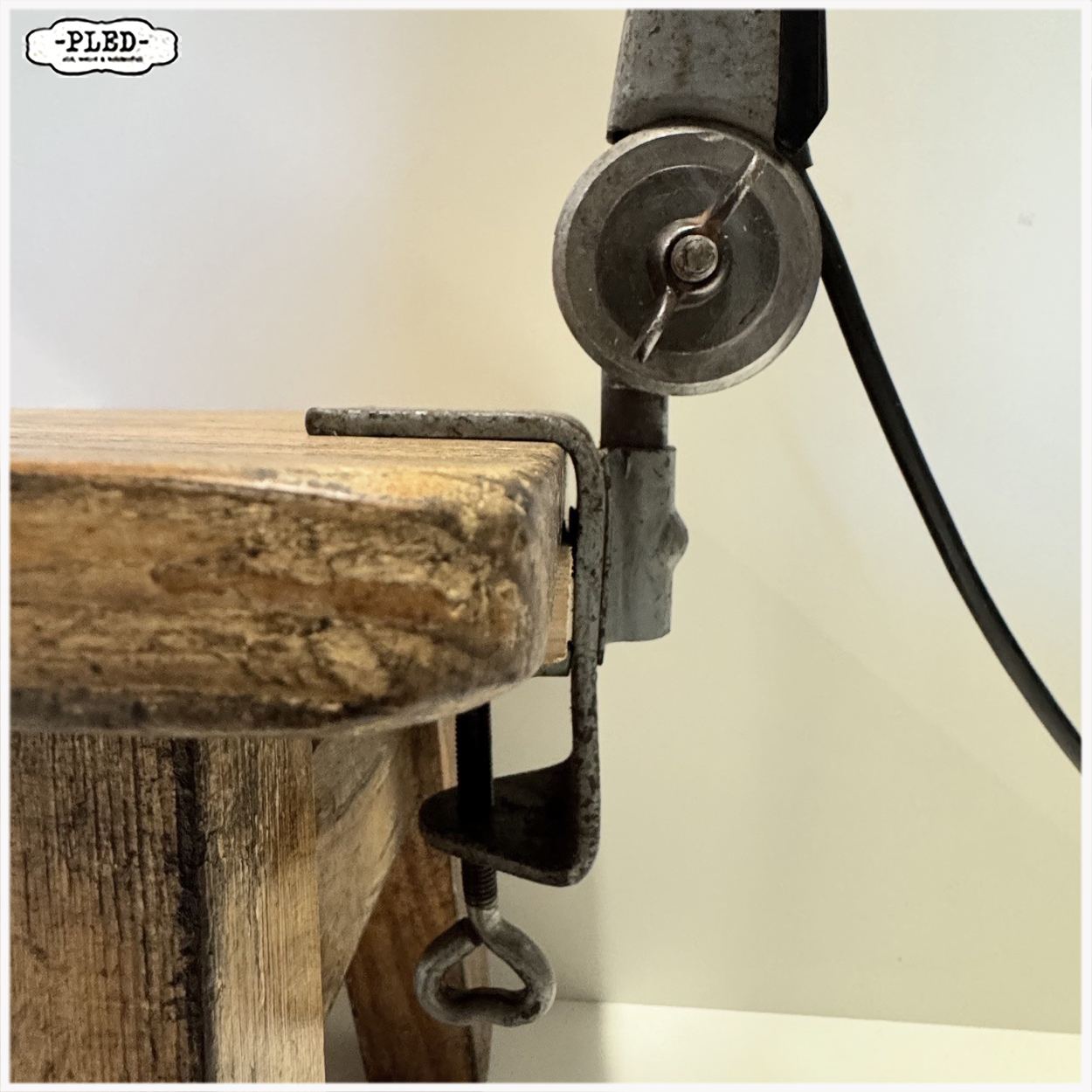 Oude Ernst Rademacher klemlamp - Afbeelding 17