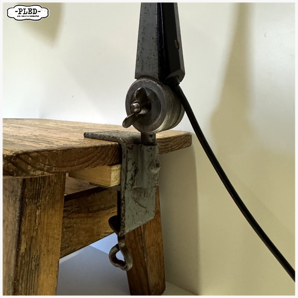 Oude Ernst Rademacher klemlamp - Afbeelding 18