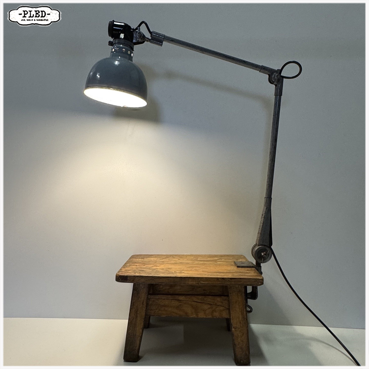Oude Ernst Rademacher klemlamp - Afbeelding 3