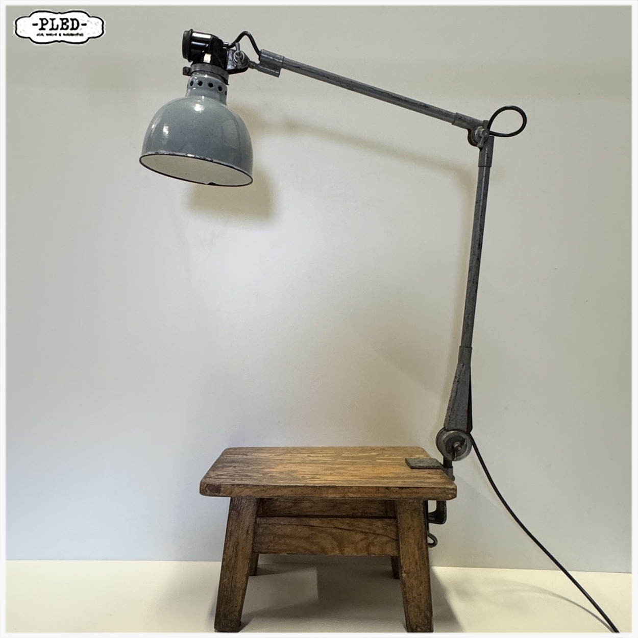 Oude Ernst Rademacher klemlamp - Afbeelding 4