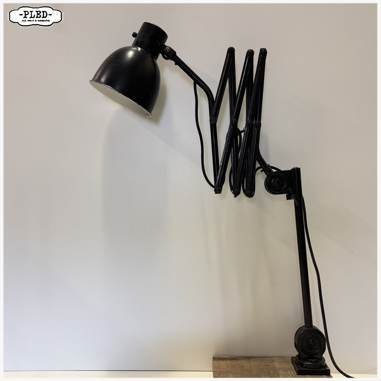 Grote industriële schaarlamp van Hala - Afbeelding 3