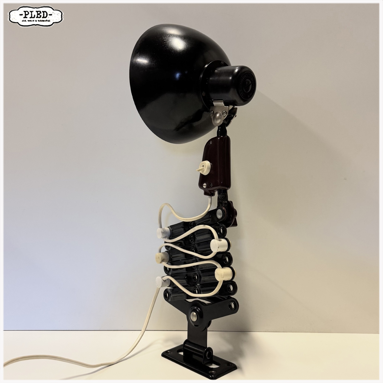 Industriele schaarlamp, Reif Dresden, DDR - Afbeelding 3