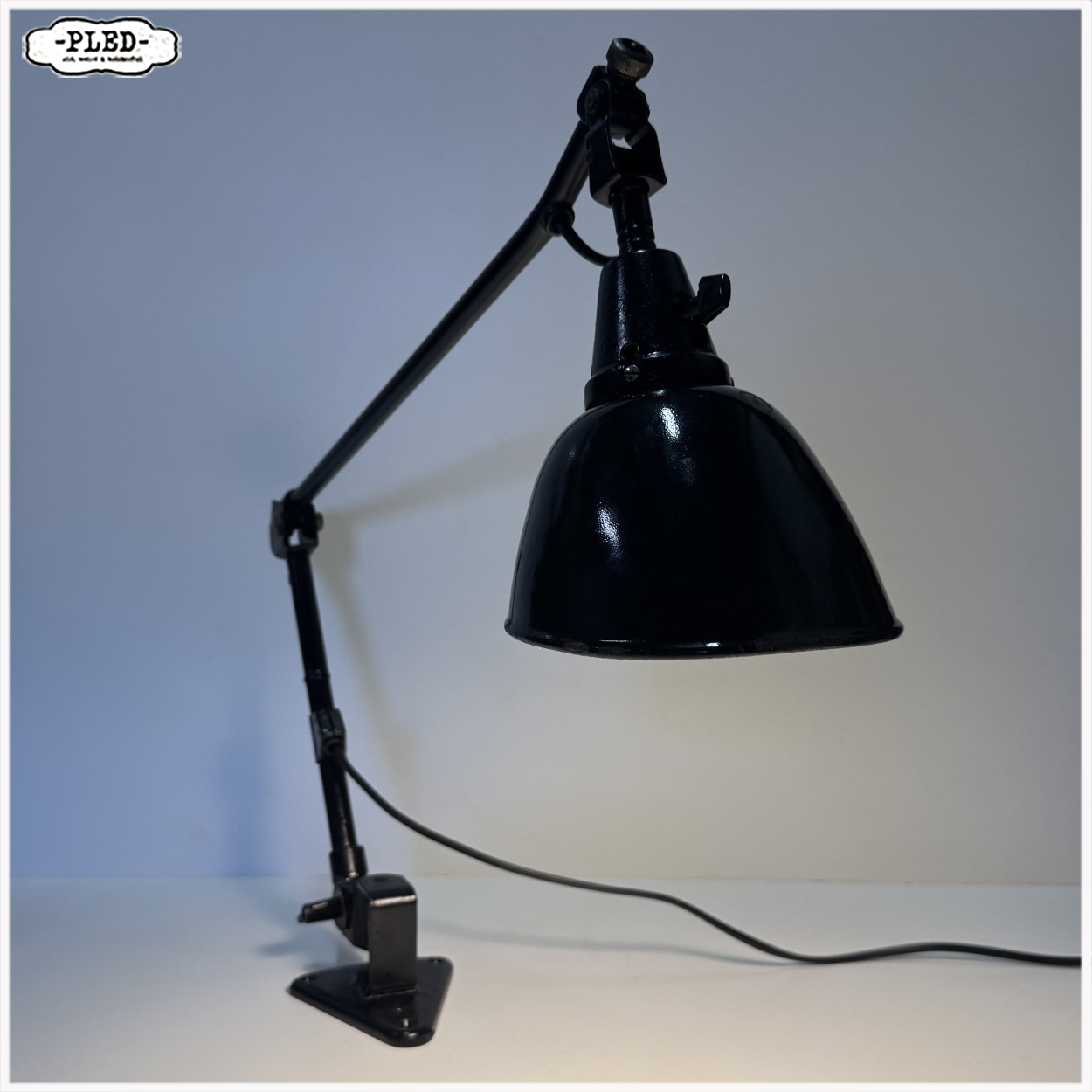 Vooroorlogse industriële Midgard Gelenklampe, Curt Fischer, DRGM - Afbeelding 7