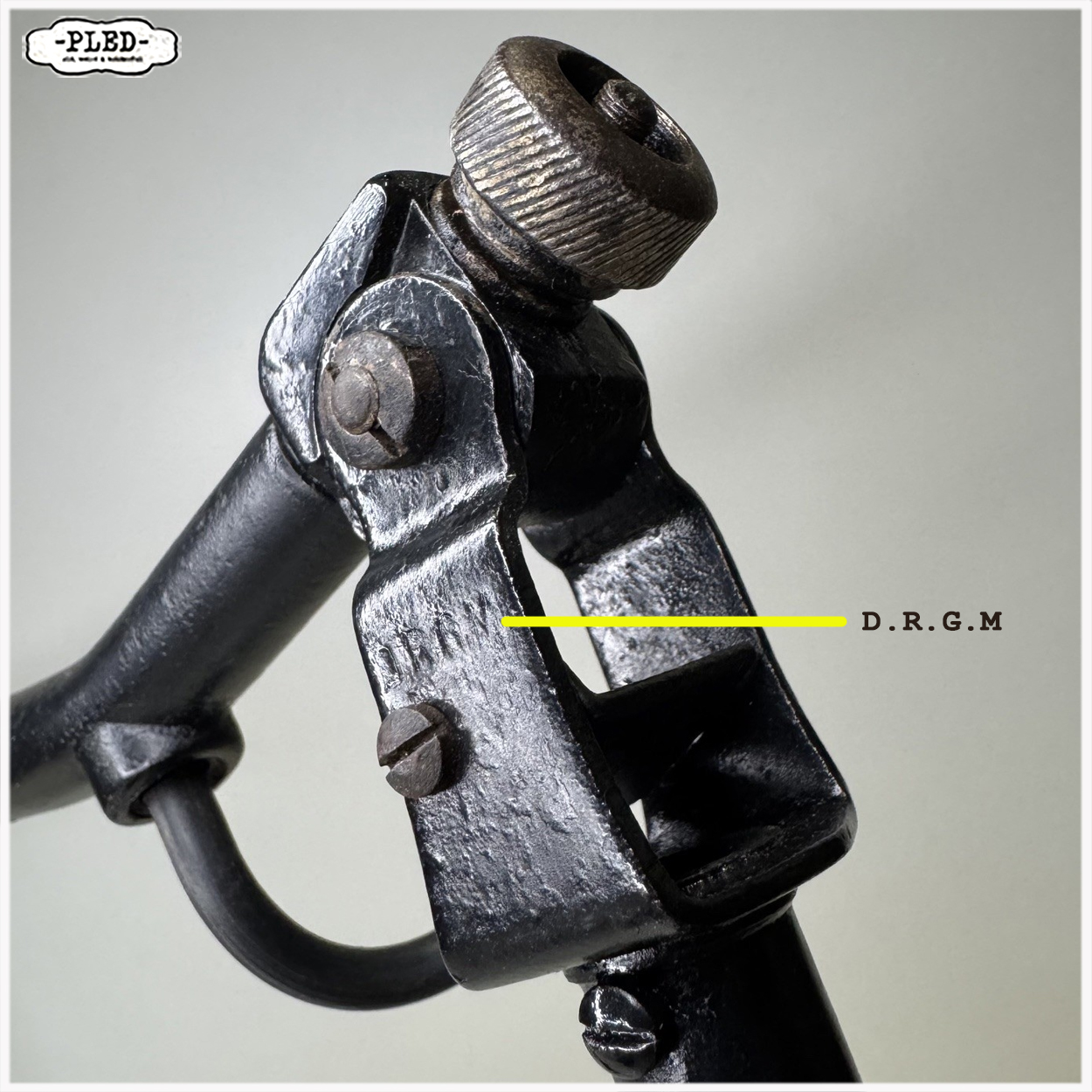 Vooroorlogse industriële Midgard Gelenklampe, Curt Fischer, DRGM - Afbeelding 14