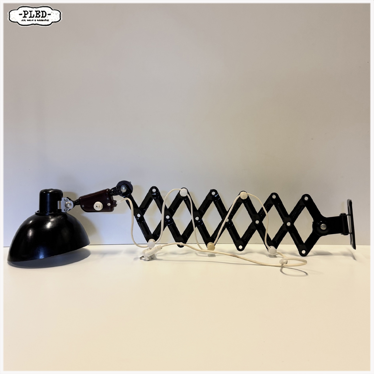 Industriele schaarlamp, Reif Dresden, DDR - Afbeelding 9