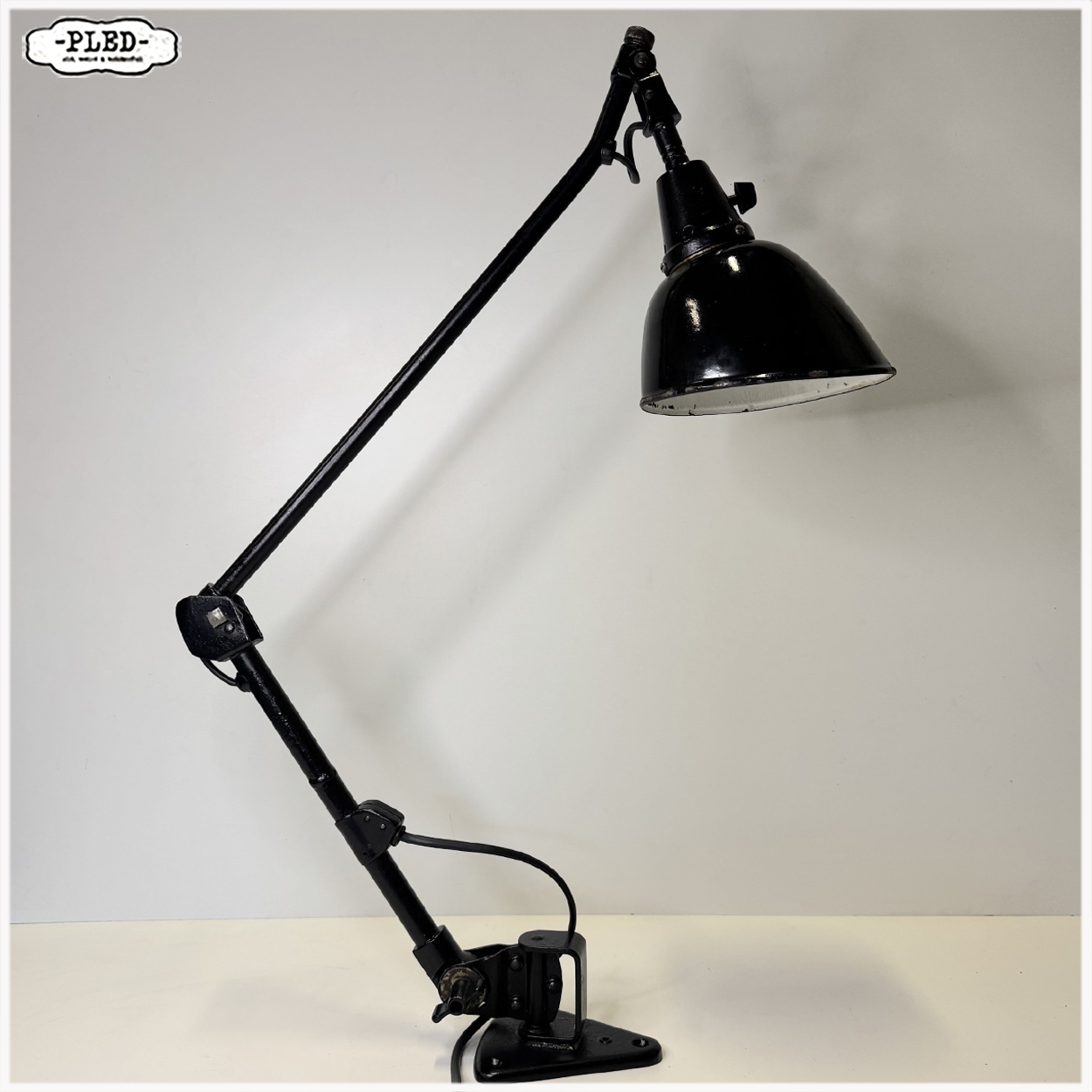 Vooroorlogse industriële Midgard Gelenklampe, Curt Fischer, DRGM - Afbeelding 8