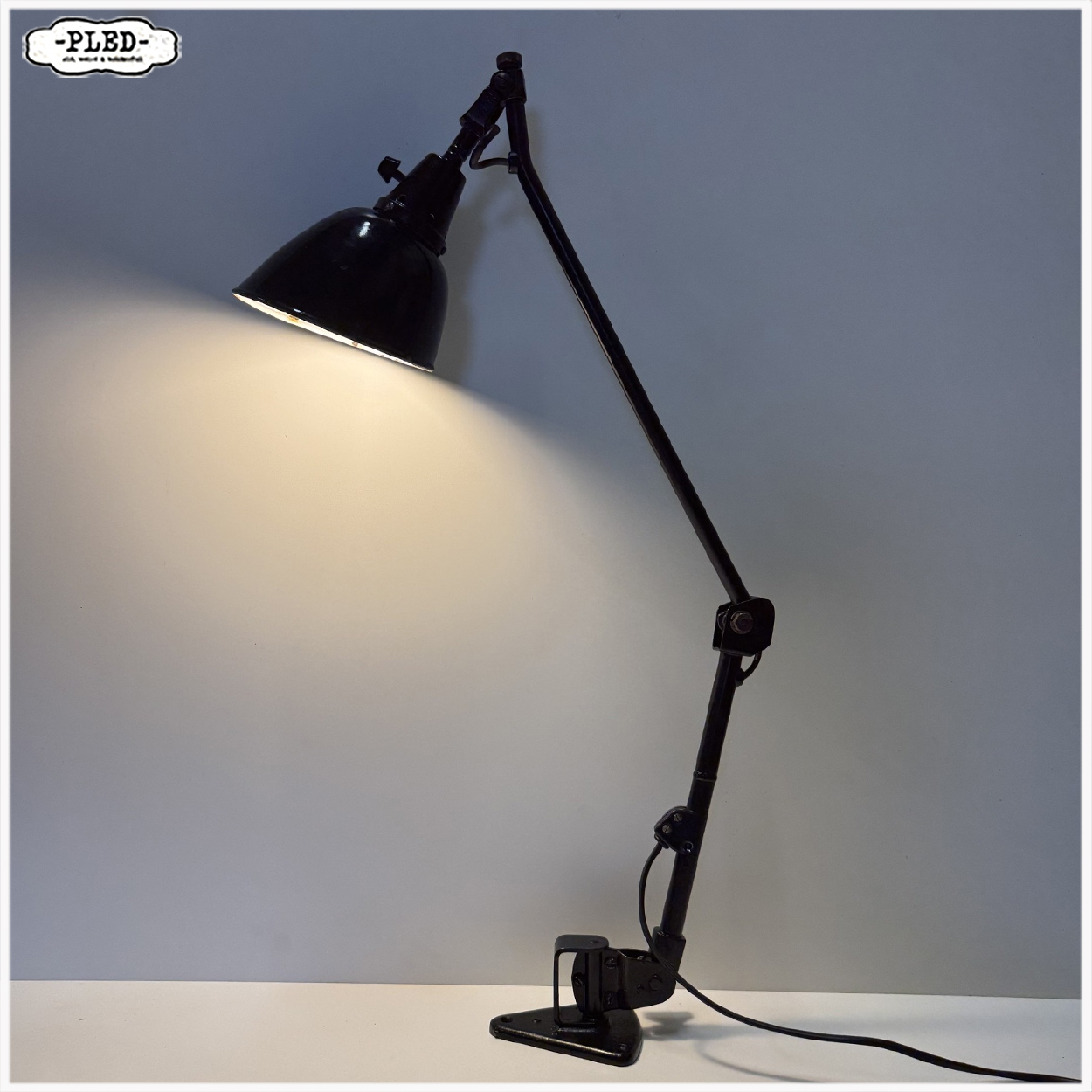 Vooroorlogse industriële Midgard Gelenklampe, Curt Fischer, DRGM - Afbeelding 2