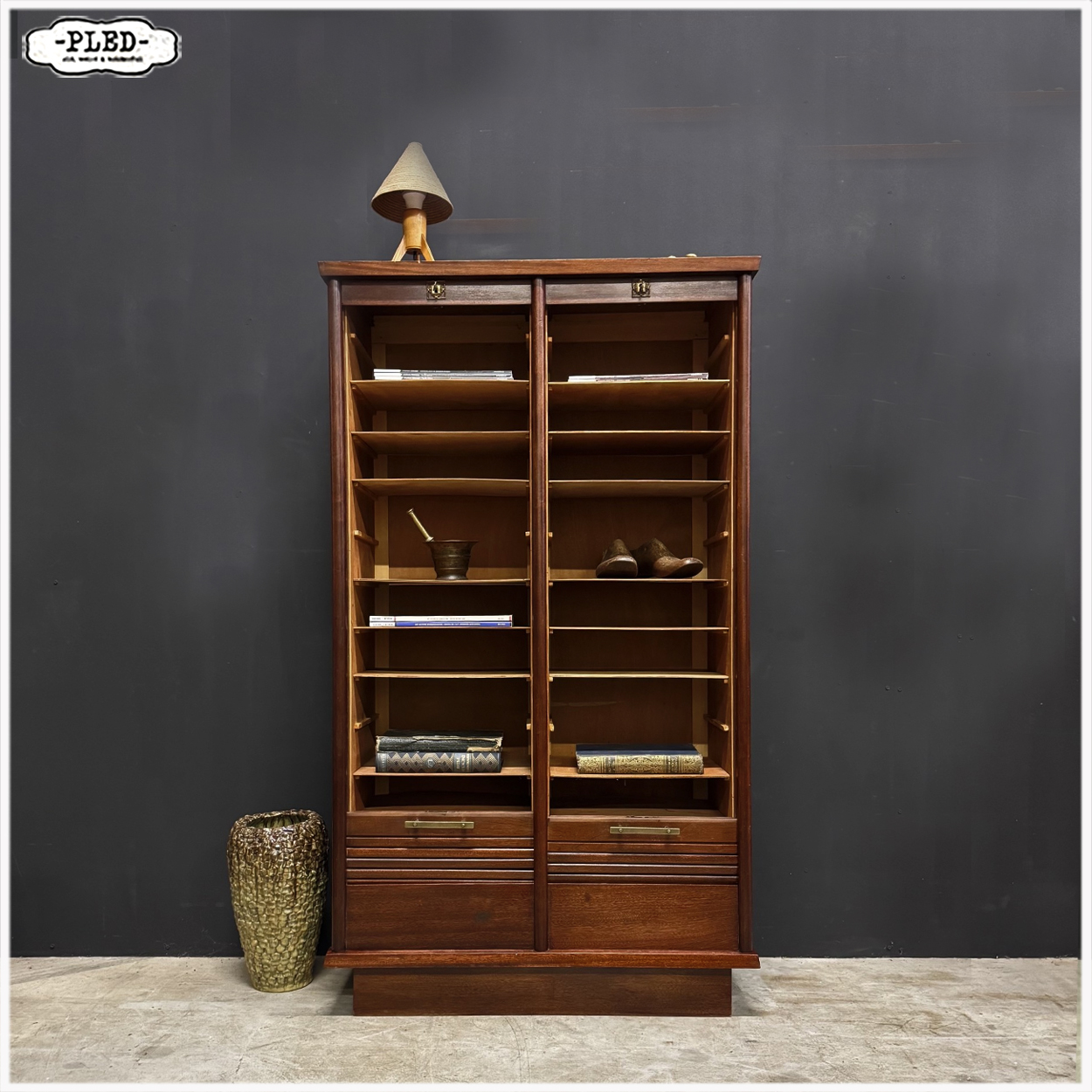 Erg mooie midcentury roldeurkast - Afbeelding 2