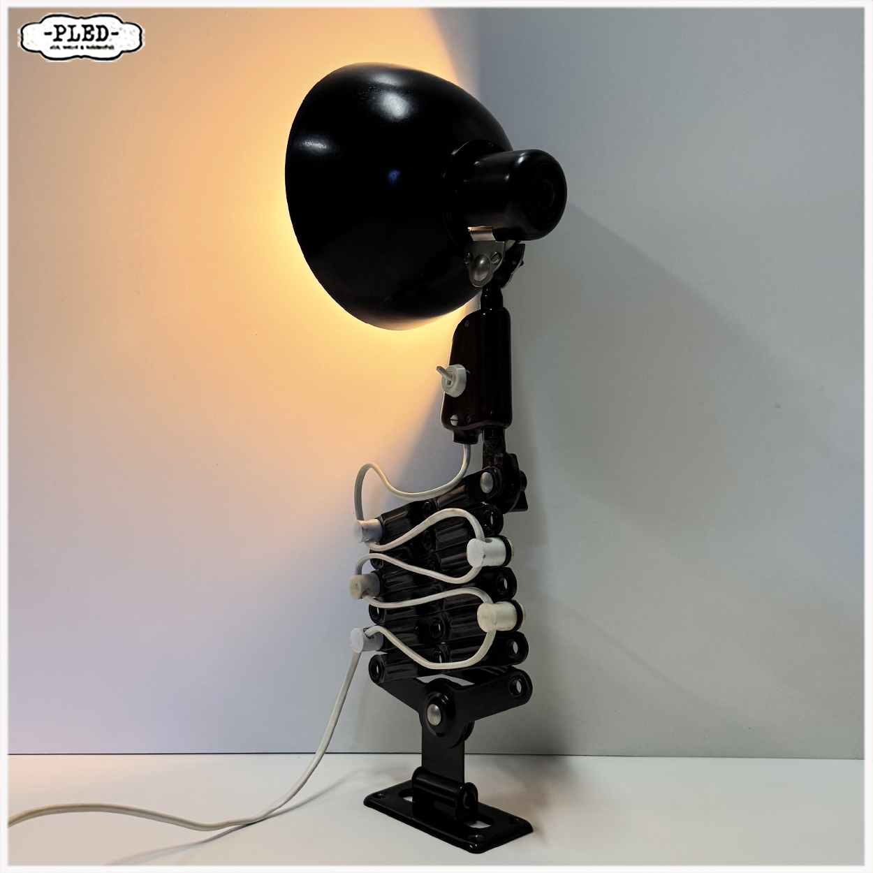 Industriele schaarlamp, Reif Dresden, DDR - Afbeelding 4