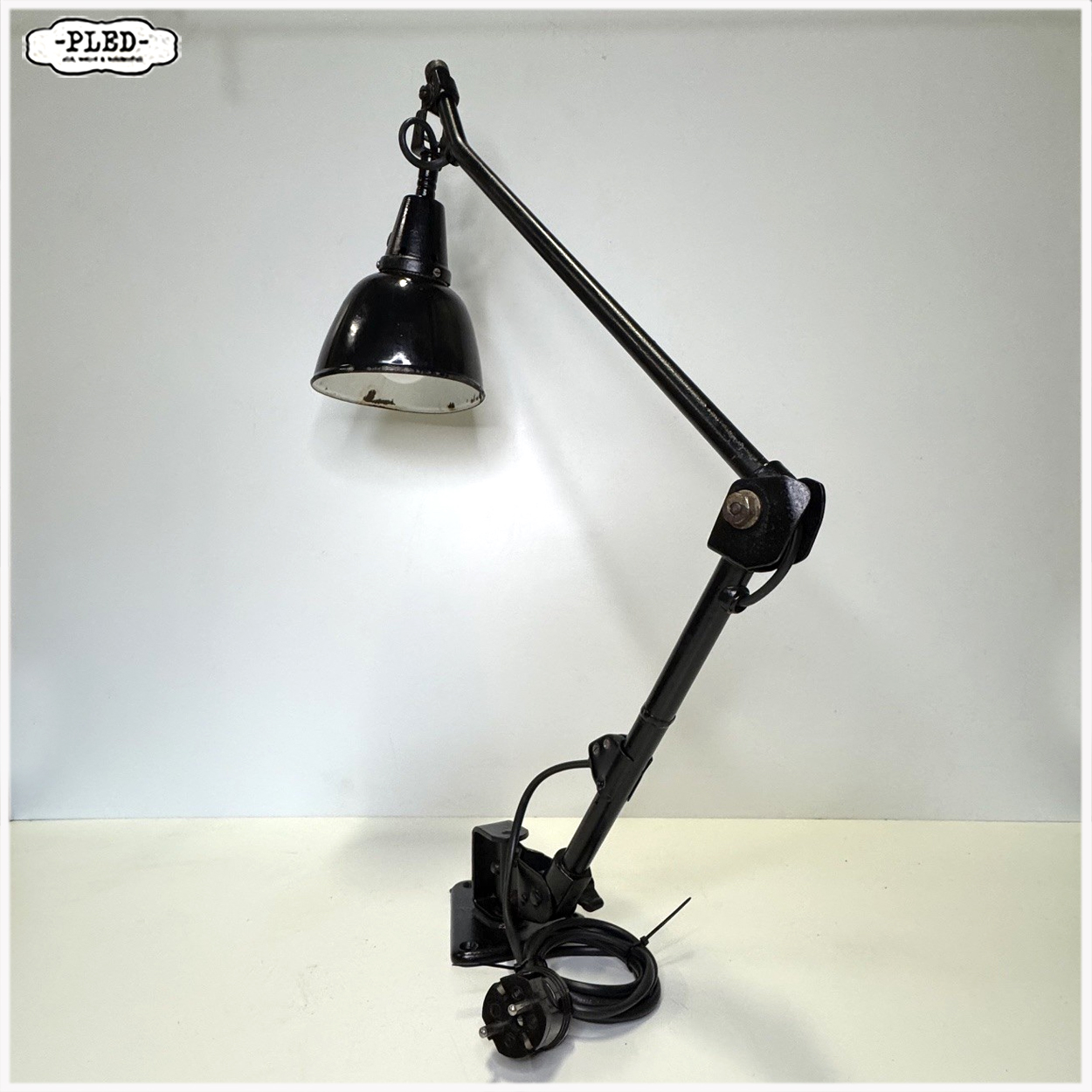 Vooroorlogse industriële Midgard Gelenklampe, Curt Fischer, DRGM - Afbeelding 6