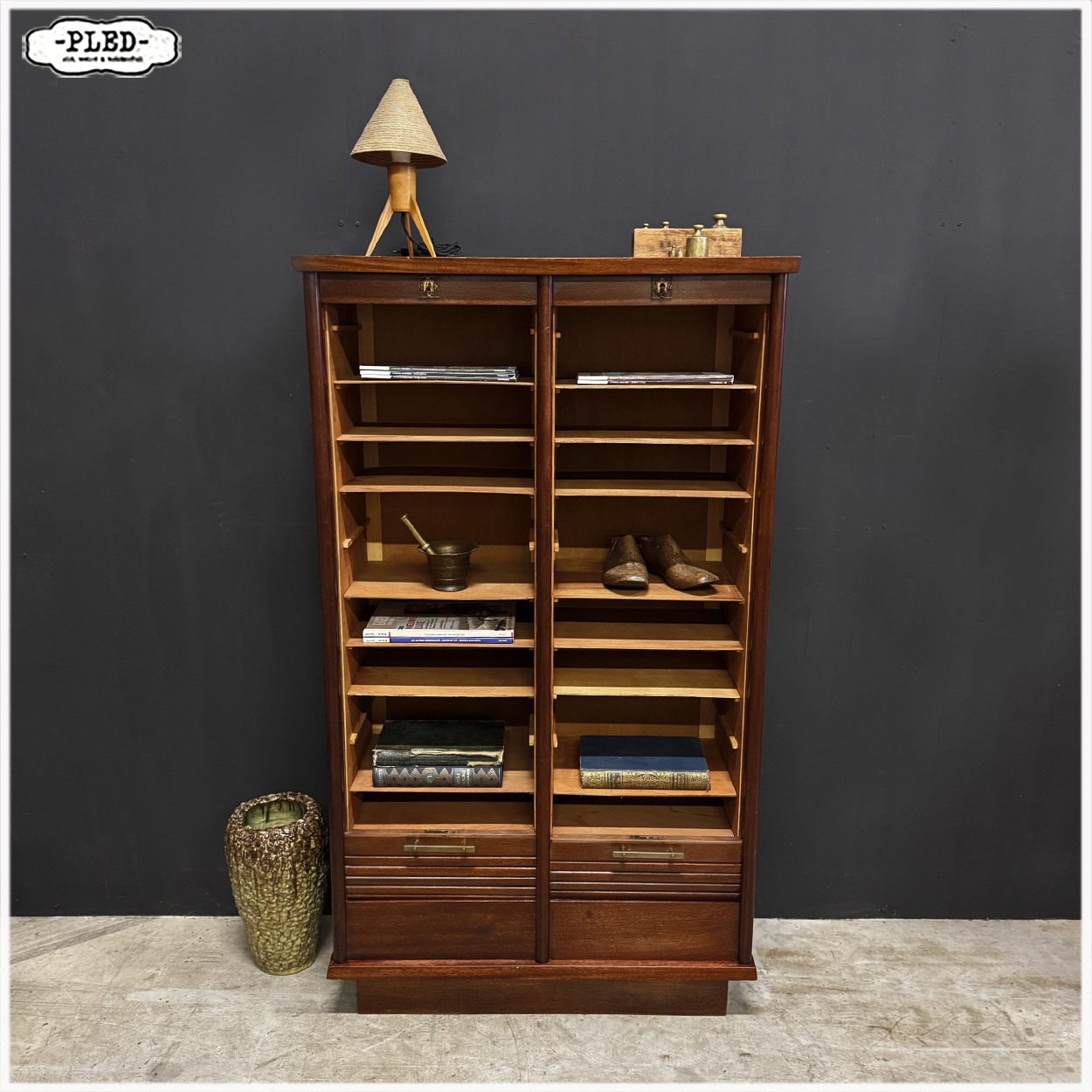 Erg mooie midcentury roldeurkast - Afbeelding 3