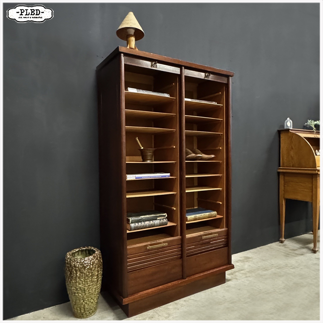 Erg mooie midcentury roldeurkast - Afbeelding 4