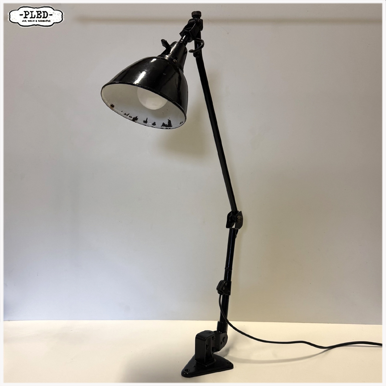 Vooroorlogse industriële Midgard Gelenklampe, Curt Fischer, DRGM - Afbeelding 3