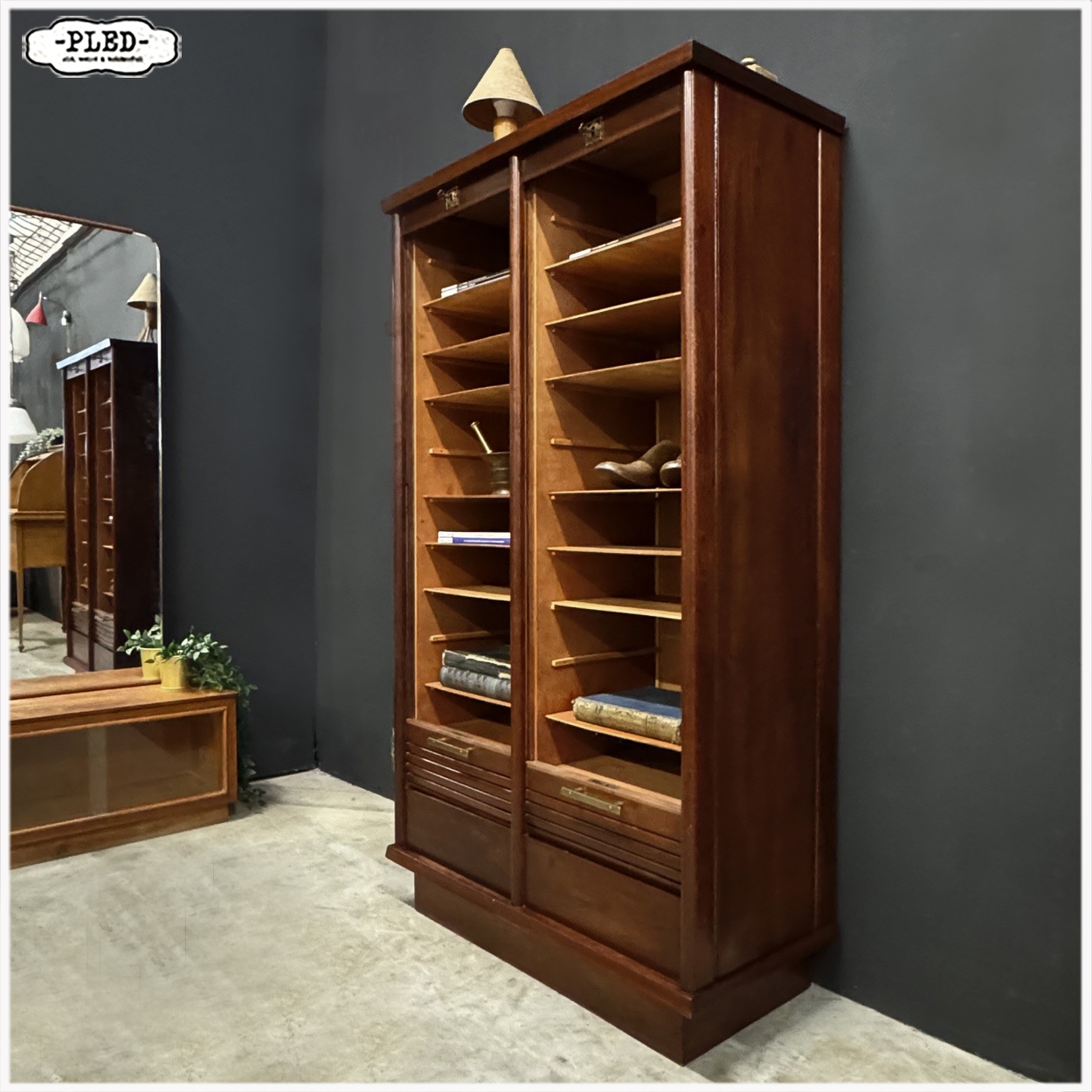 Erg mooie midcentury roldeurkast - Afbeelding 6