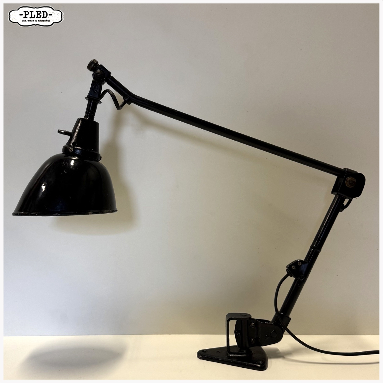 Vooroorlogse industriële Midgard Gelenklampe, Curt Fischer, DRGM - Afbeelding 4