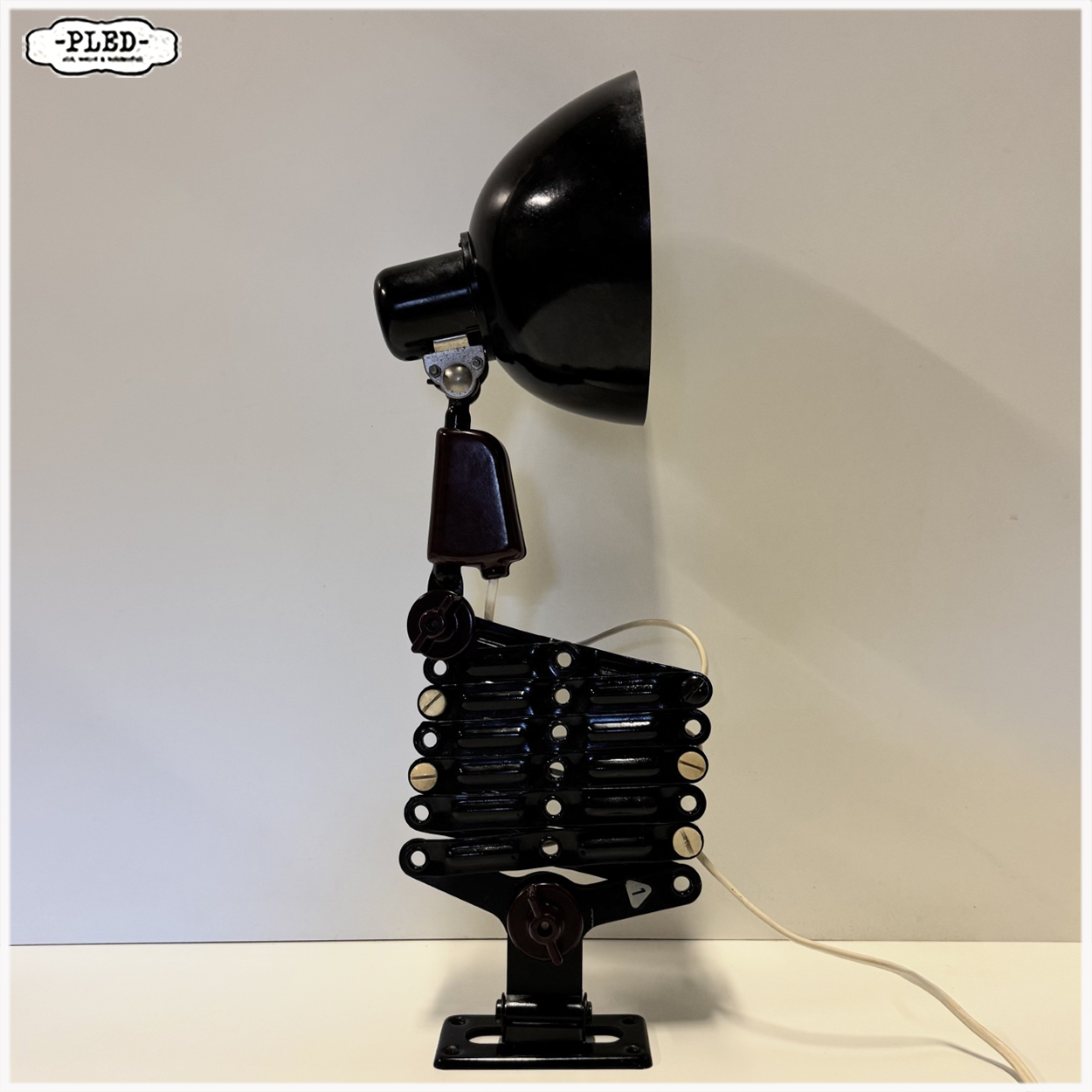 Industriele schaarlamp, Reif Dresden, DDR - Afbeelding 6