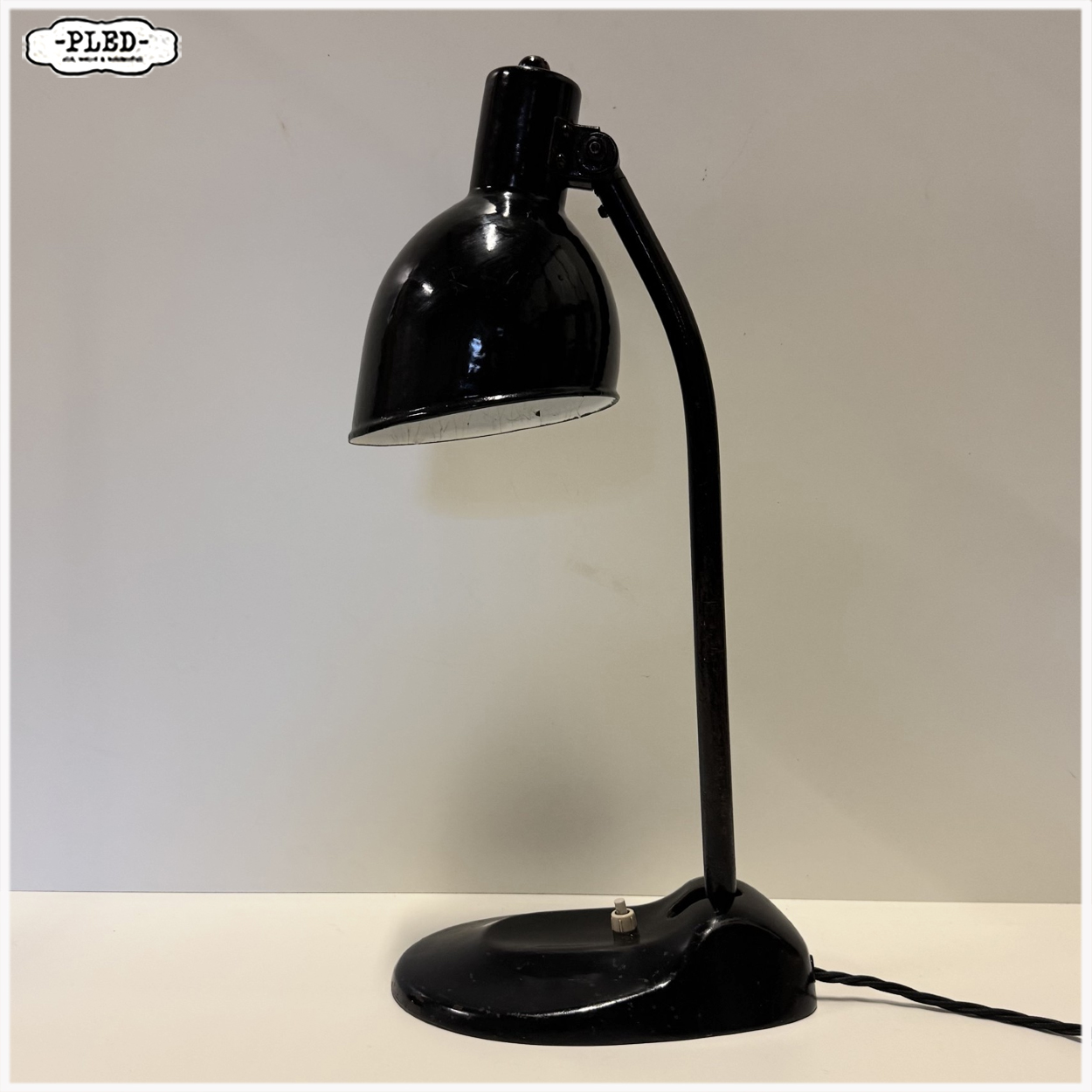 Hellux Hannover, bureaulamp, jaren 30 - Afbeelding 7